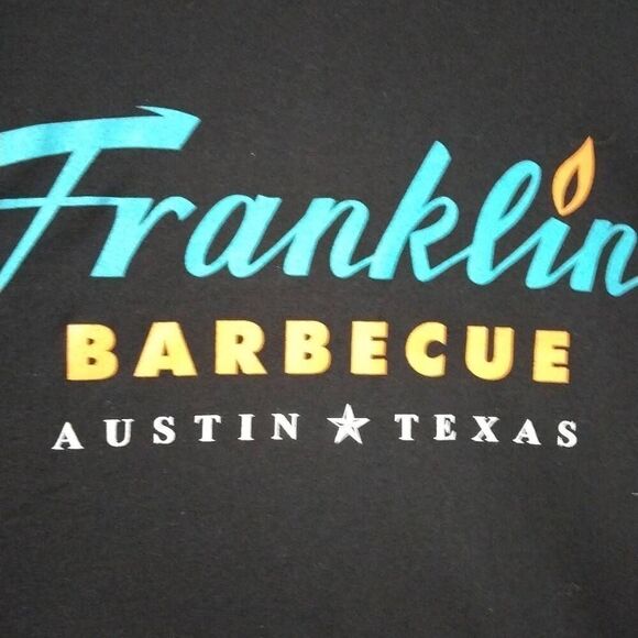 Franklin Bar Be Cue Austin Texas T-shirt NWOT 3XL Black Bella+Canvas - Picture 9 of 10